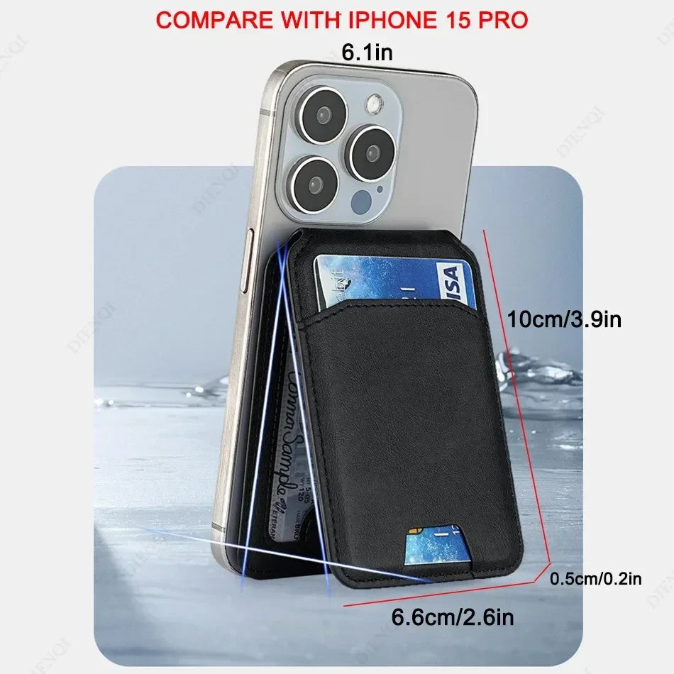 MagSafe Wallet — Slim Card Holder + Kickstand for iPhone